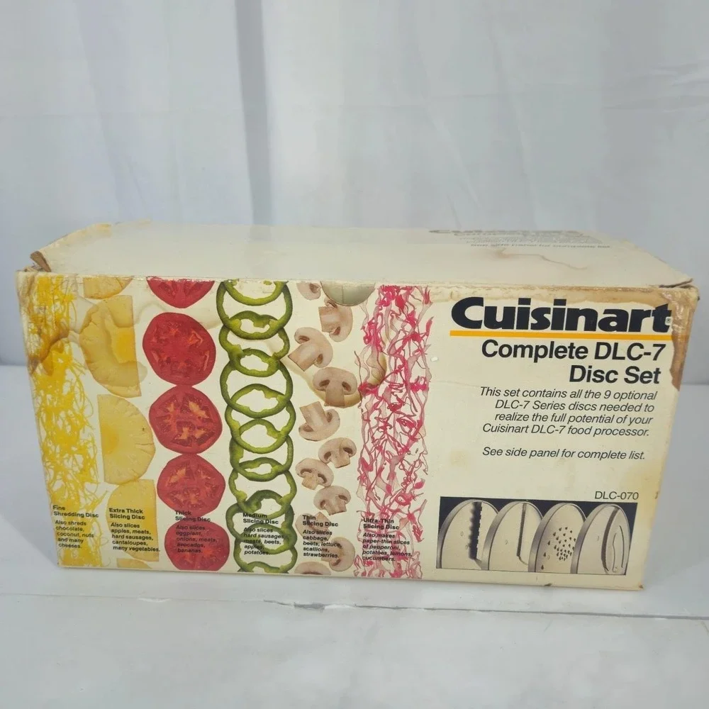 Cuisinart DLC-7 Complete‎ Set Of 9 Discs Made in Japan
